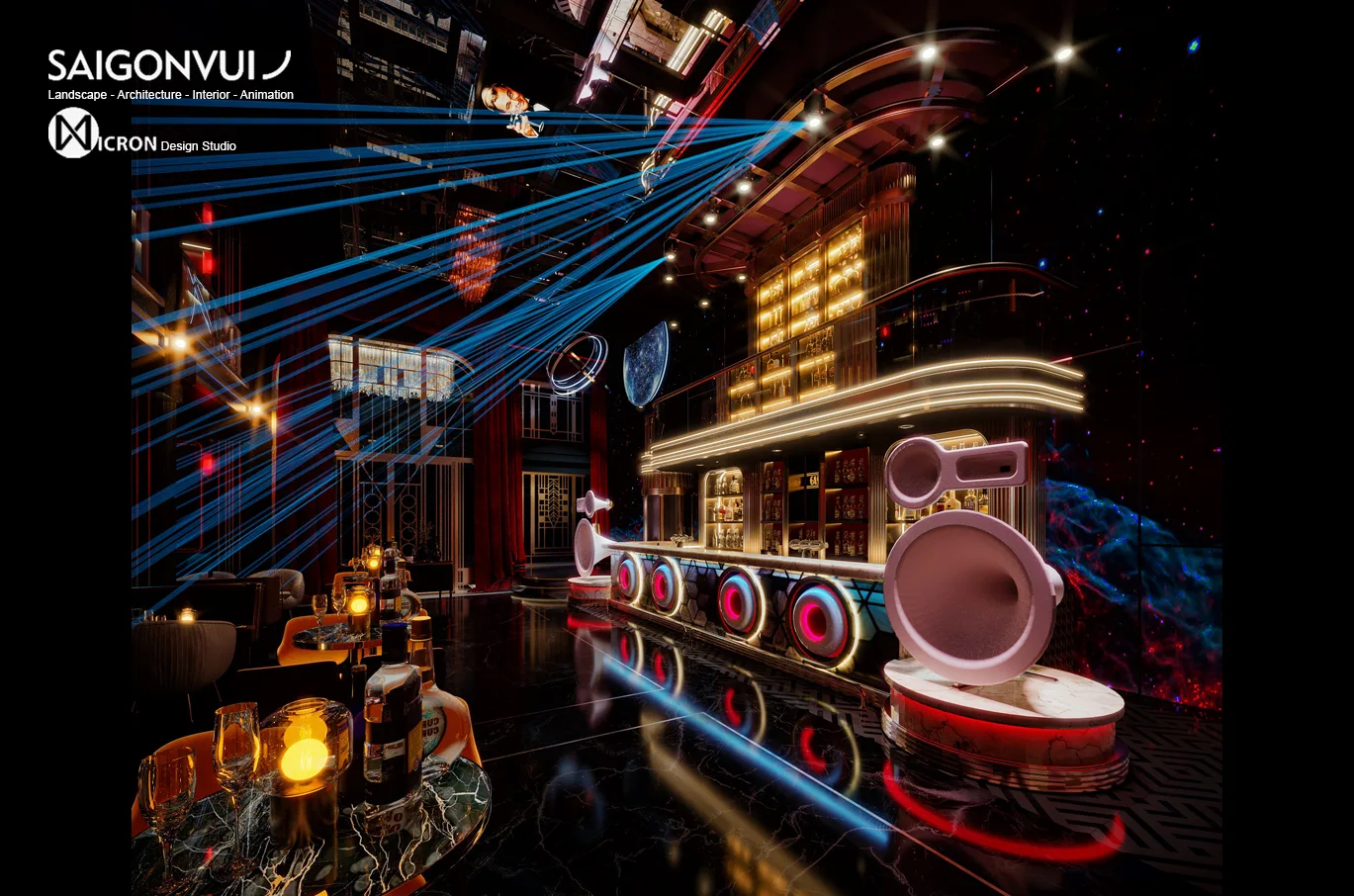 quán night clup pequod high pro speackers - 3