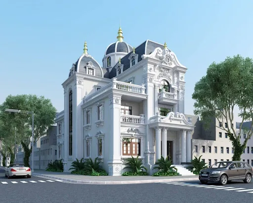 3 điều cần biết khi thiết kế biệt thự kiểu châu âu - 15 mẫu biệt thự châu âu có mái chóp ấn tượng