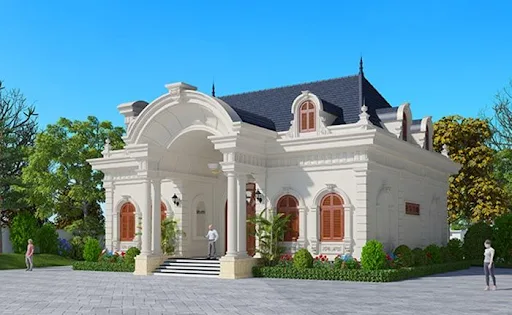 4 Điều cần biết khi thiết kế nhà biệt thự kiểu Pháp - 12 4 Điều cần biết khi thiết kế nhà biệt thự kiểu Pháp - 11
