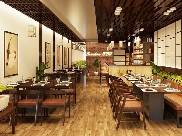 thiết kế thi công nhà hàng