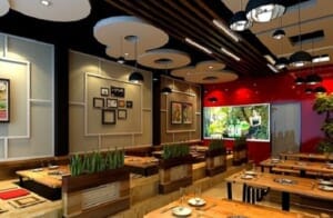 thiết kế nhà hàng lẩu nướng