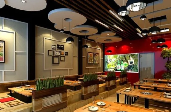 thiết kế nhà hàng lẩu nướng