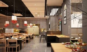 thiết kế nhà hàng phong cách Nhật Bản