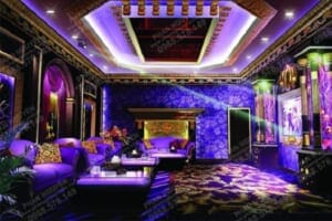 thiết kế phòng karaoke phong cách hoàng gia
