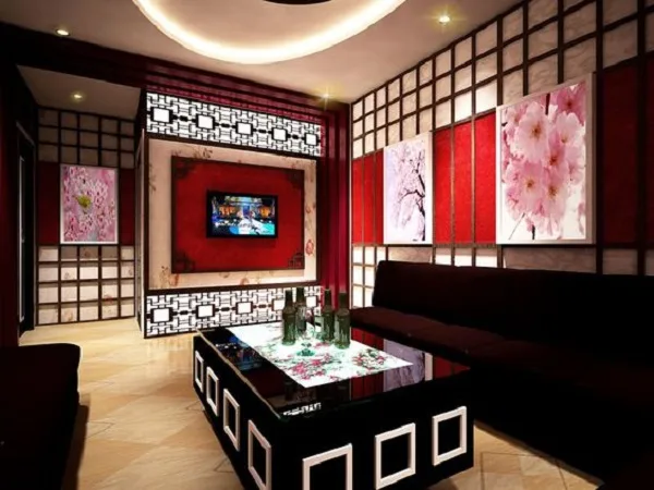 thiết kế phòng karaoke phong cách nhật bản