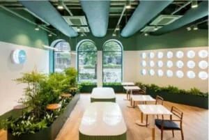 thiết kế quán cafe phong cách hàn quốc