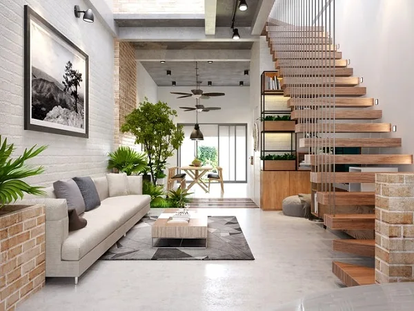 mẫu nhà phố 2 tầng hiện đại