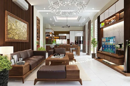 top 10 mẫu nội thất phòng khách nhà phố hàn quốc - 12 mẫu nội thất phòng khách kiểu hàn quốc đẳng cấp