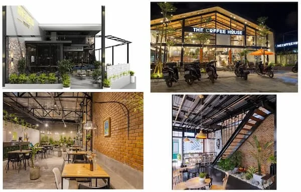 4 lưu ý trong thiết kế quán cafe khung thép tiền chế - 13 thiết kế quán cafe khung thép rất độc đáo, hút khách