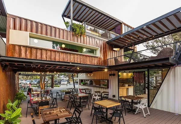 4 lưu ý trong thiết kế quán cafe khung thép tiền chế - 21 mẫu quán cafe kết hợp nhà văn phòng