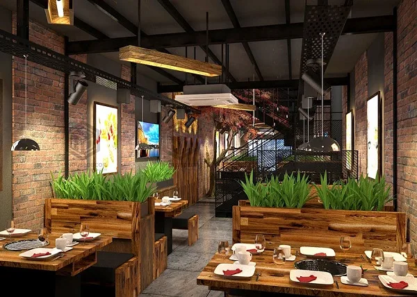 thiết kế nhà hàng lẩu nướng
