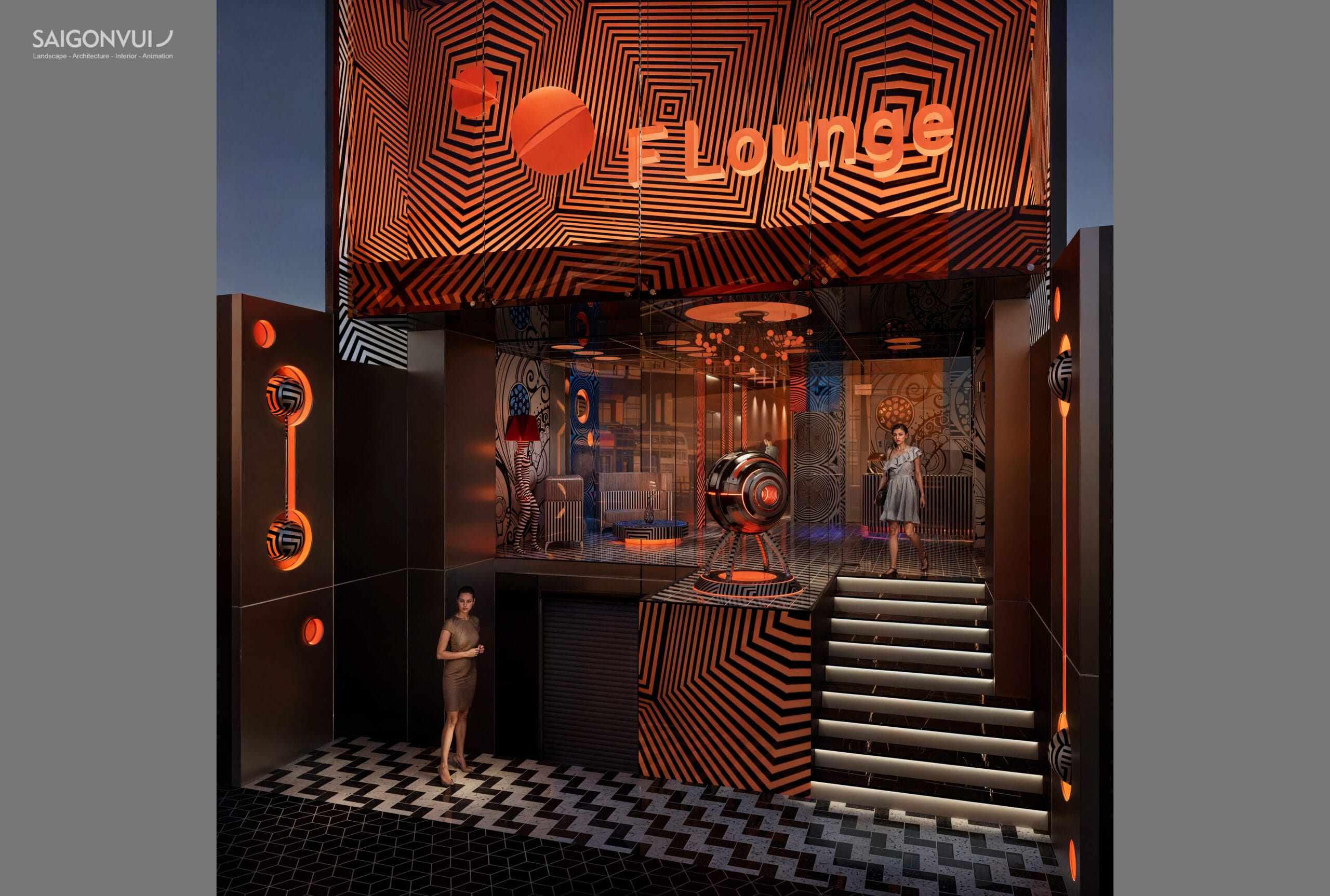 90’s House – Private Lounge (đc: 90 Lê Thị Riêng, Quận 1) - 37 thiết kế & thi công Lounge cao cấp – Đẳng cấp